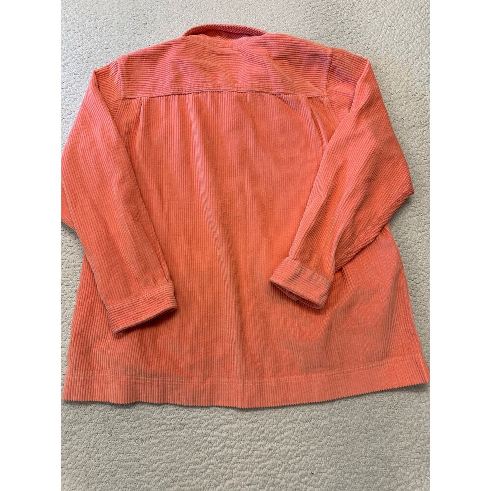 LL Bean Womens Long Sleeve Corduroy Shirt Size 2X - Picture 6 of 6